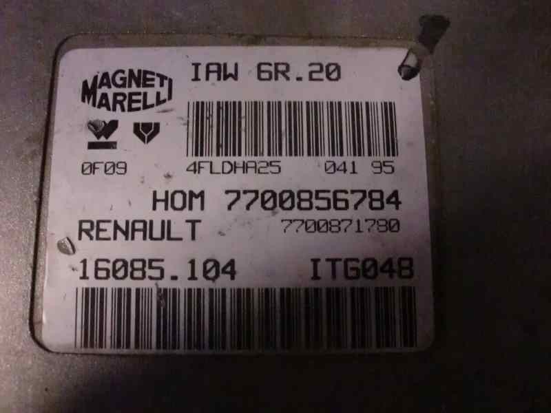 Recambio de centralita motor uce para renault twingo (co6) 1.2 referencia OEM IAM HOM7700856784 7700871780 IAWGR.20