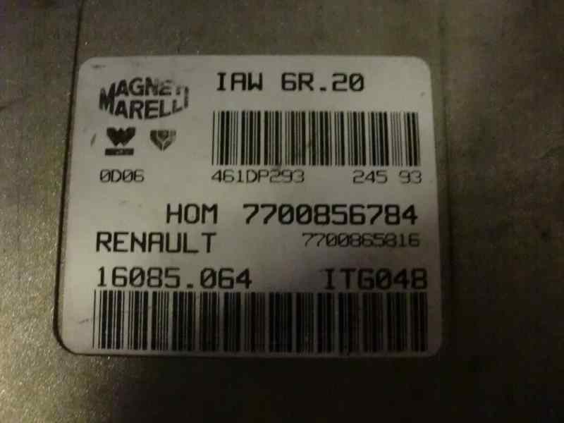 Recambio de centralita motor uce para renault twingo (co6) 1.2 referencia OEM IAM HOM7700856784 7700865816 IAWGR.20