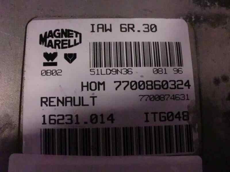 Recambio de centralita motor uce para renault twingo (co6) 1.2 referencia OEM IAM HOM7700860324 7700874631 IAWGR.30