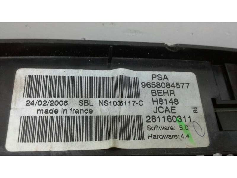 Recambio de mando calefaccion / aire acondicionado para citroen c4 sedan collection referencia OEM IAM 9658084577  