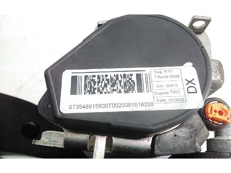 Recambio de cinturon seguridad delantero derecho para citroen nemo sx referencia OEM IAM 7354391580E  
