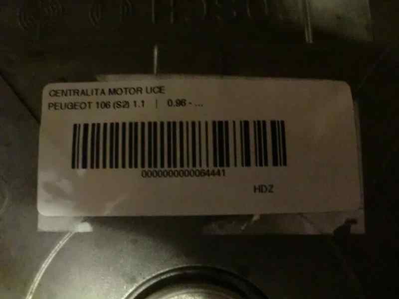 Recambio de centralita motor uce para peugeot 106 (s2) referencia OEM IAM 0261203736 128 31325