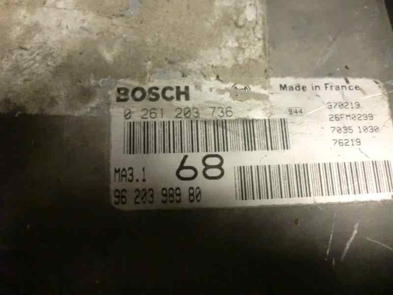 Recambio de centralita motor uce para peugeot 106 (s2) referencia OEM IAM 0261203736 128 31325