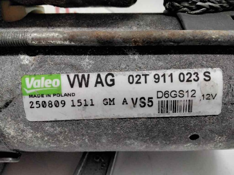 Recambio de motor arranque para seat ibiza sc (6j1) sport referencia OEM IAM 02T911023S 2508091511GM 