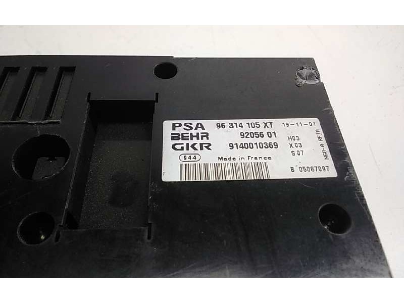 Recambio de mando climatizador para citroen xsara picasso 1.8 16v exclusive referencia OEM IAM 96314105XT  