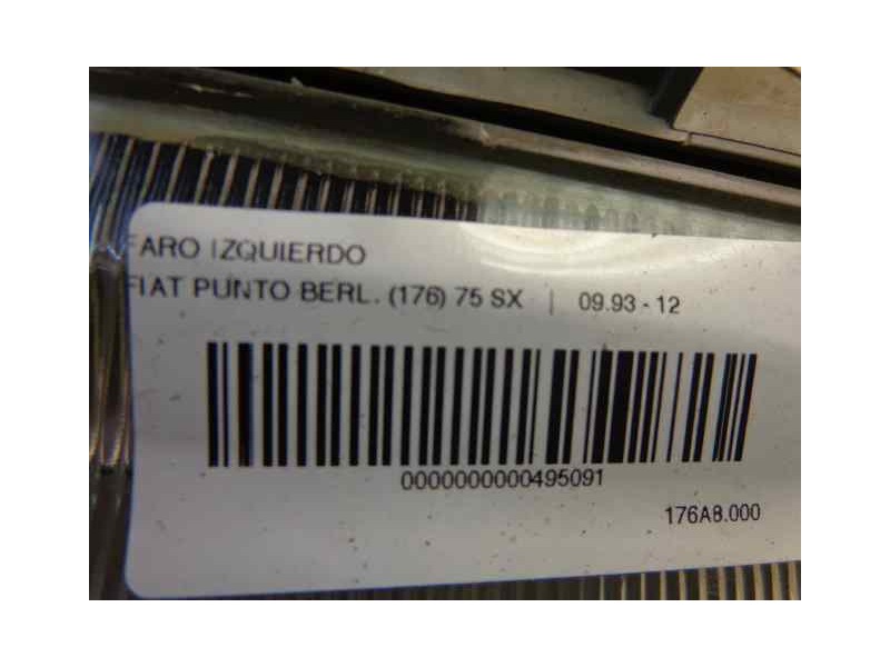 Recambio de faro izquierdo para fiat punto berl. (176) 75 sx referencia OEM IAM 0046481414  