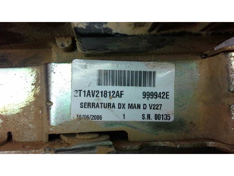 Recambio de cerradura puerta delantera derecha para ford transit connect (tc7) furgón (2006) referencia OEM IAM 1419492  