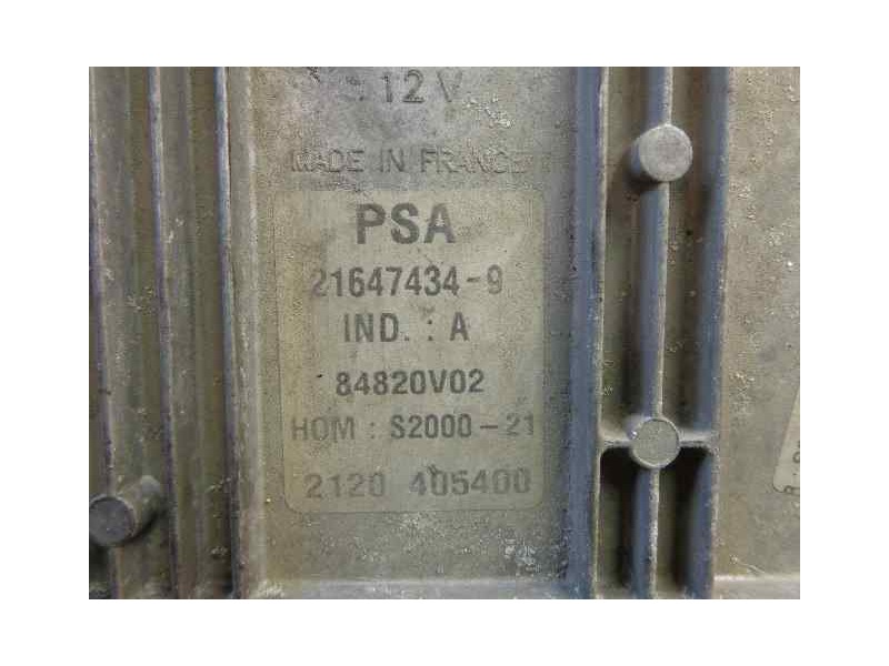 Recambio de centralita motor uce para citroen saxo 1.4 sx referencia OEM IAM  345 