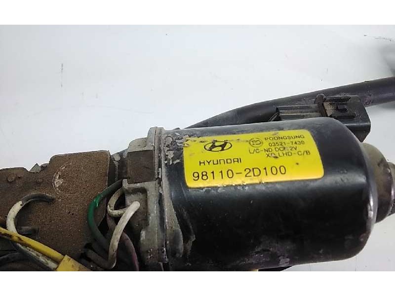 Recambio de motor limpia delantero para hyundai elantra (xd) 2.0 gls (5-ptas.) (2004) referencia OEM IAM 981102D100  