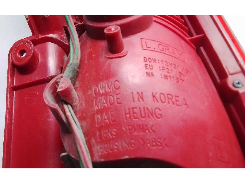 Recambio de piloto trasero izquierdo para daewoo tacuma cdx referencia OEM IAM 96260526  