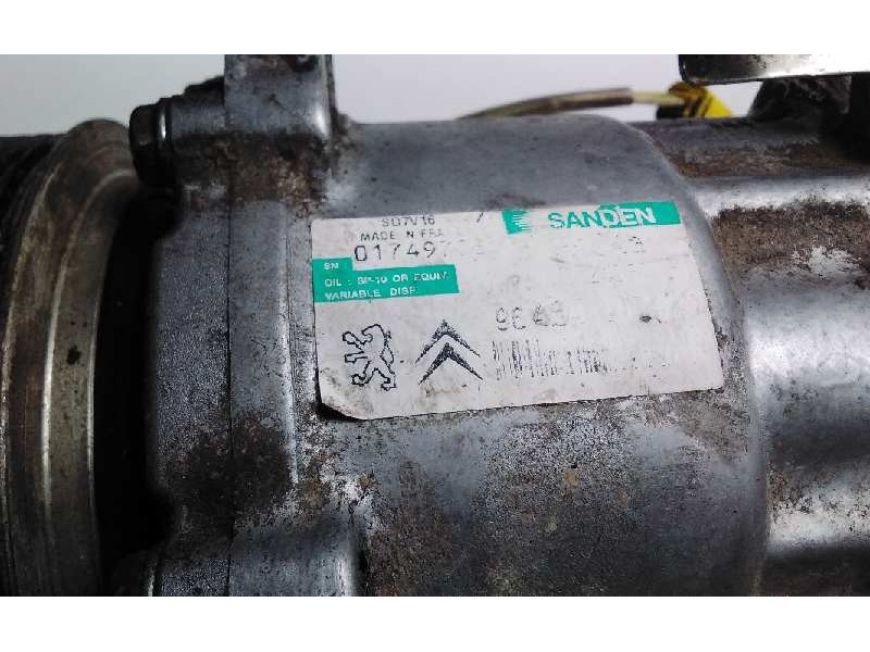 Recambio de compresor aire acondicionado para citroen berlingo 1.9 d 600 furg. referencia OEM IAM 014970265  