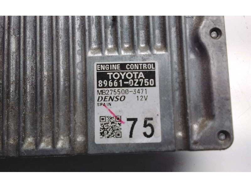 Recambio de centralita motor uce para toyota auris touring sports (e18) hybrid active referencia OEM IAM 896610Z750  