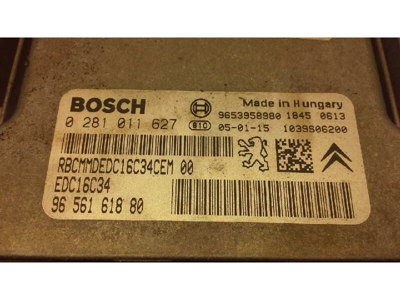 Recambio de centralita motor uce para peugeot 307 break / sw (s1) break xs referencia OEM IAM  0281011627 