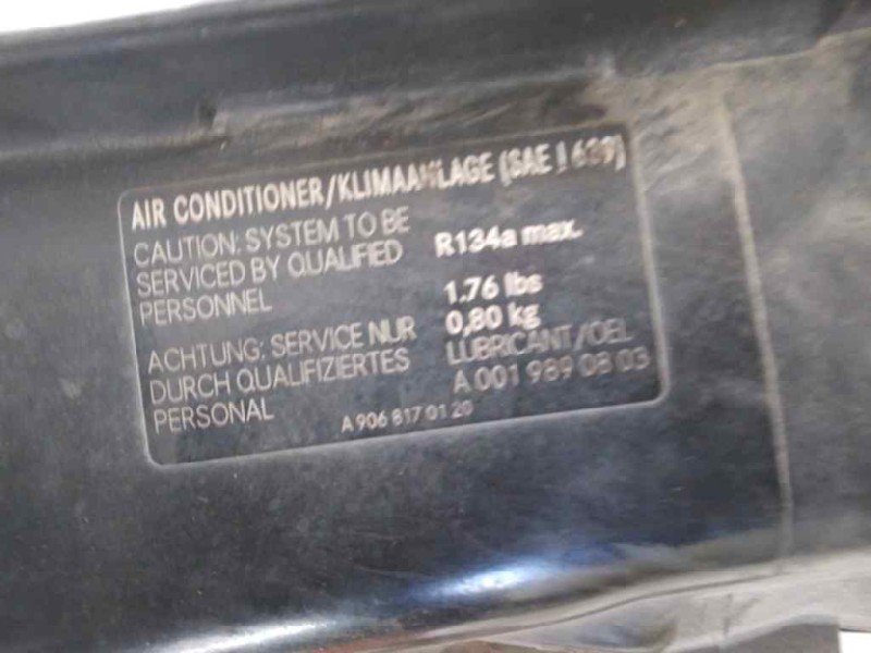 Recambio de defensa delantera para mercedes sprinterii caja cerrada (desde 01.06) 311/315 cdi 4x4 (906.631/633/635/637) referenc