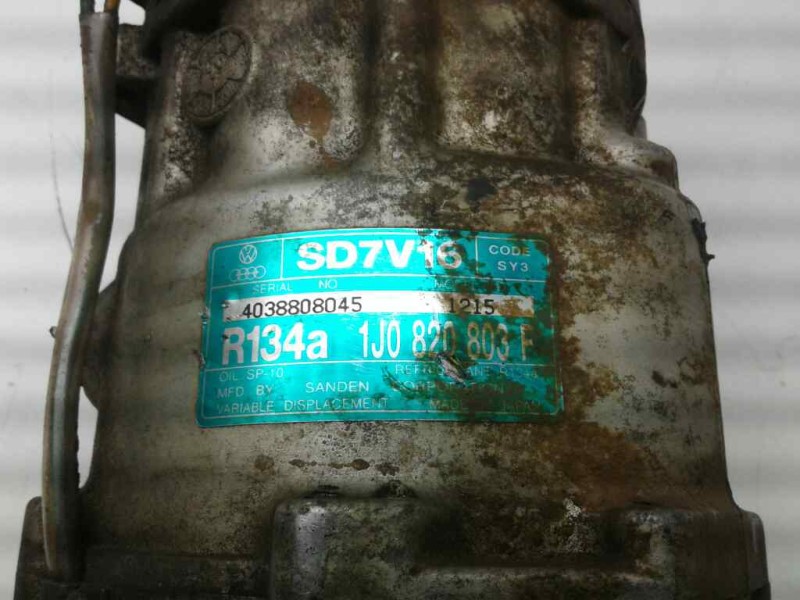 Recambio de compresor aire acondicionado para seat leon (1m1) signo referencia OEM IAM 1J0820803F  