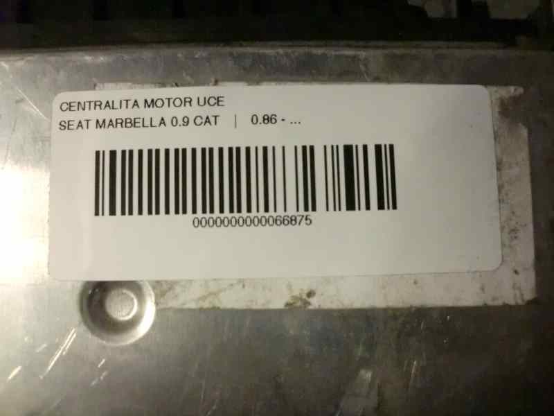 Recambio de centralita motor uce para seat marbella 0.9 cat referencia OEM IAM IAW6FSF 195 33265