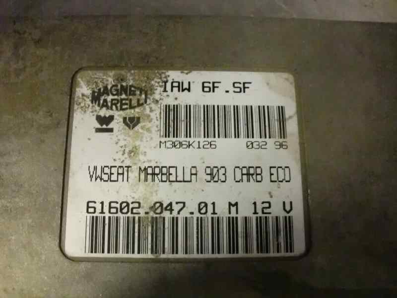 Recambio de centralita motor uce para seat marbella 0.9 referencia OEM IAM IAW6FSF 196 33265