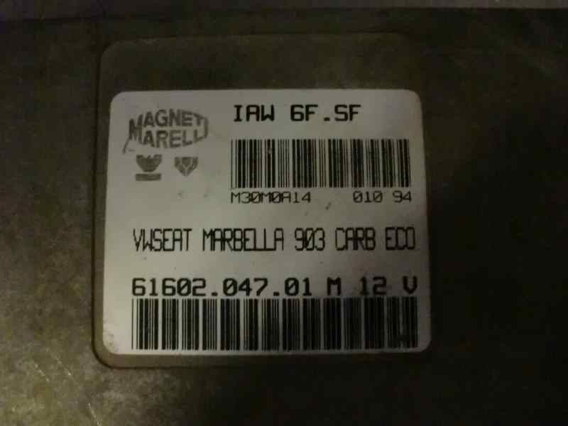 Recambio de centralita motor uce para seat marbella 0.9 referencia OEM IAM IAW6FSF 195 33265