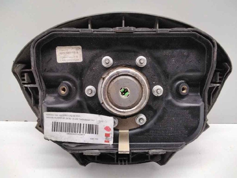 Recambio de airbag delantero izquierdo para nissan kubistar (x76) 1.5 dci turbodiesel cat referencia OEM IAM 8200350773A  