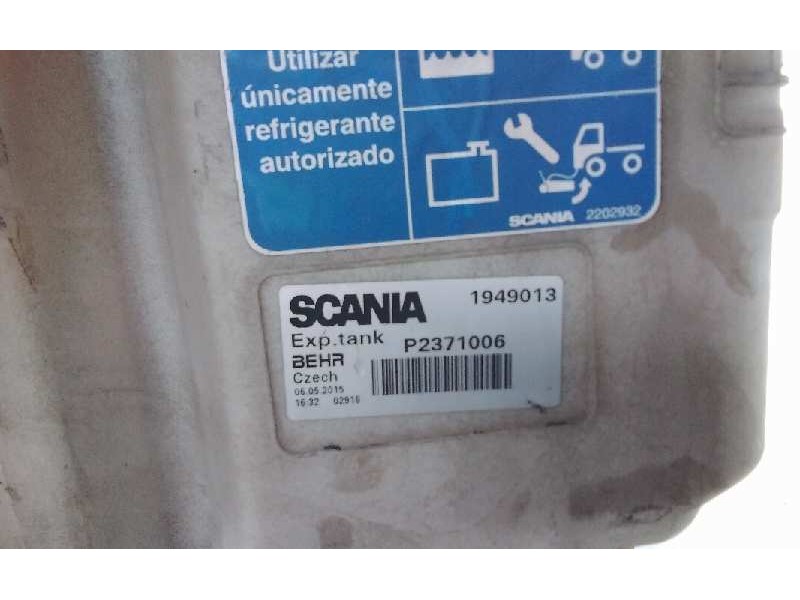 Recambio de deposito expansion para scania serie p/g/r (l-clase) 12.7 diesel referencia OEM IAM P0253006  
