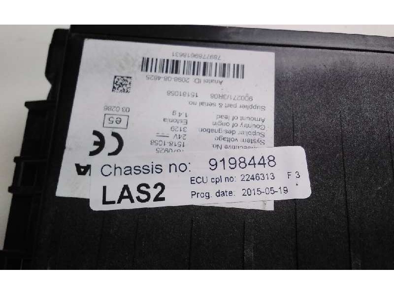 Recambio de centralita bsi para scania serie p/g/r (l-clase) 12.7 diesel referencia OEM IAM 9198448  