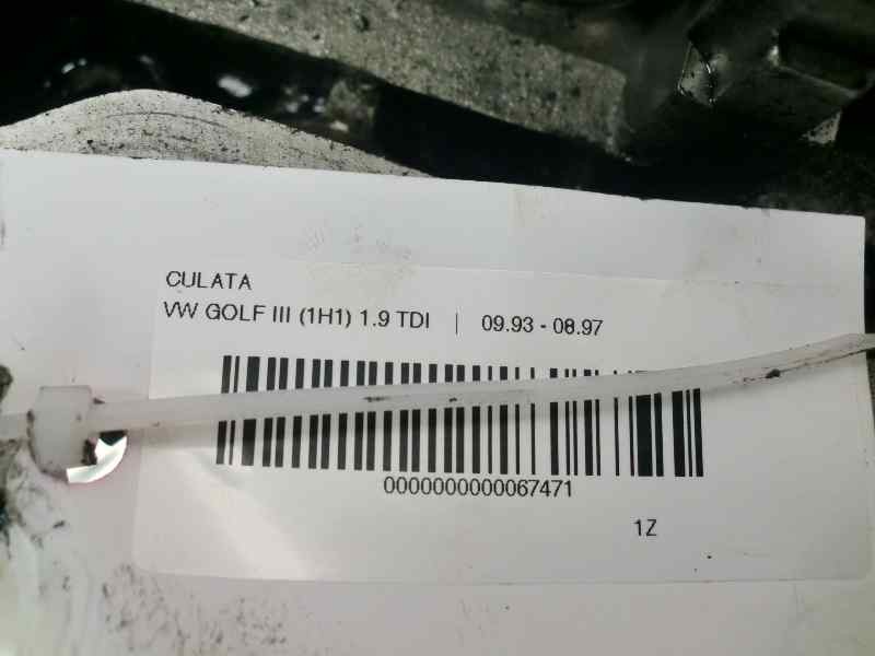 Recambio de culata para volkswagen golf iii berlina (1h1) 1.9 tdi referencia OEM IAM 028103373N CULATA VWG GOLF 1.9 TDI (373N) 3