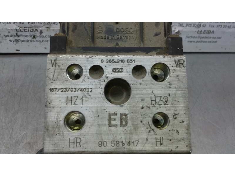 Recambio de abs para opel zafira a elegance referencia OEM IAM 1237439  