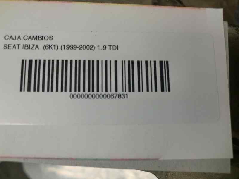 Recambio de caja cambios para seat ibiza (6k1) 1.9 tdi referencia OEM IAM EKW  34165