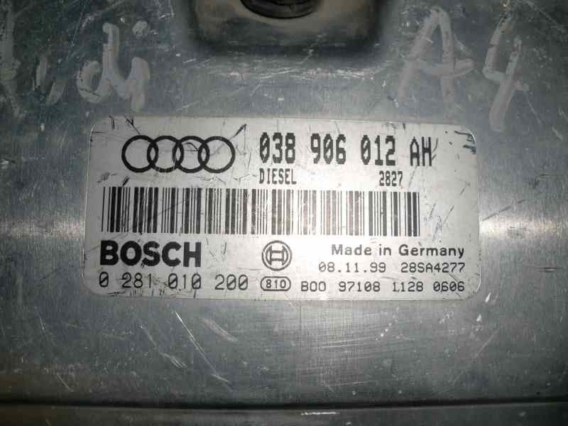 Recambio de centralita motor uce para audi a4 berlina (b5) 1.9 tdi referencia OEM IAM 0281010200 038906012AH 34168