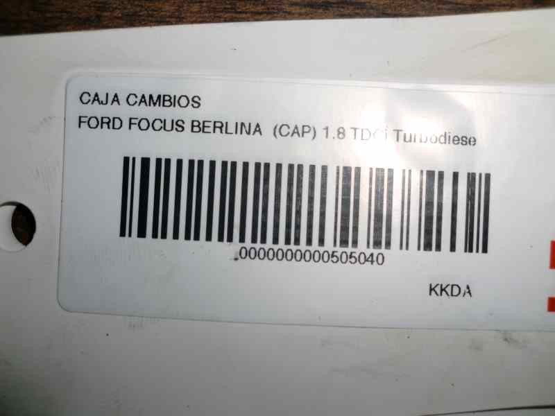 Recambio de caja cambios para ford focus berlina (cap) 1.8 tdci turbodiesel cat referencia OEM IAM 4M5B7002YA  
