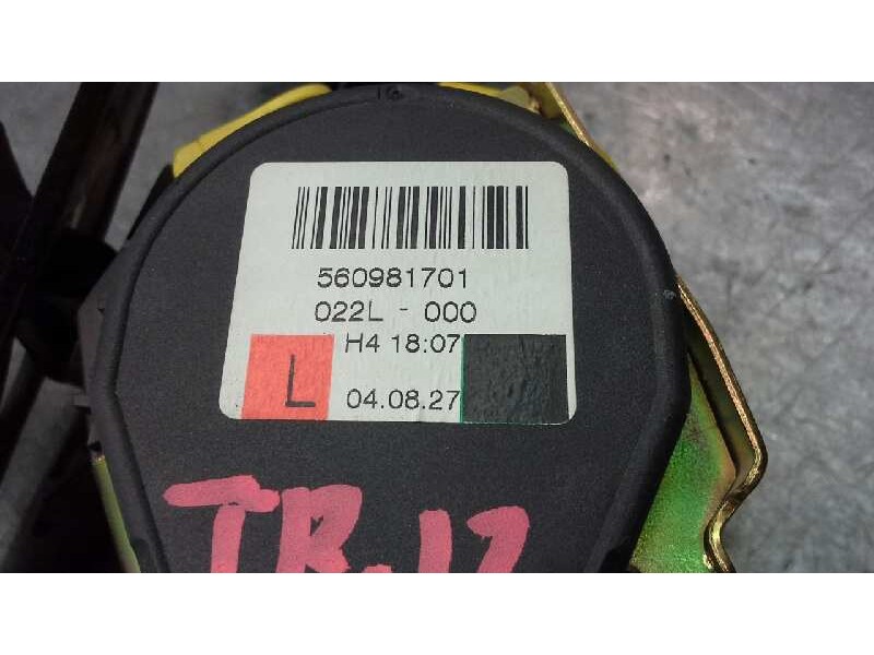 Recambio de cinturon seguridad trasero izquierdo para volkswagen touareg (7la) tdi r5 referencia OEM IAM   