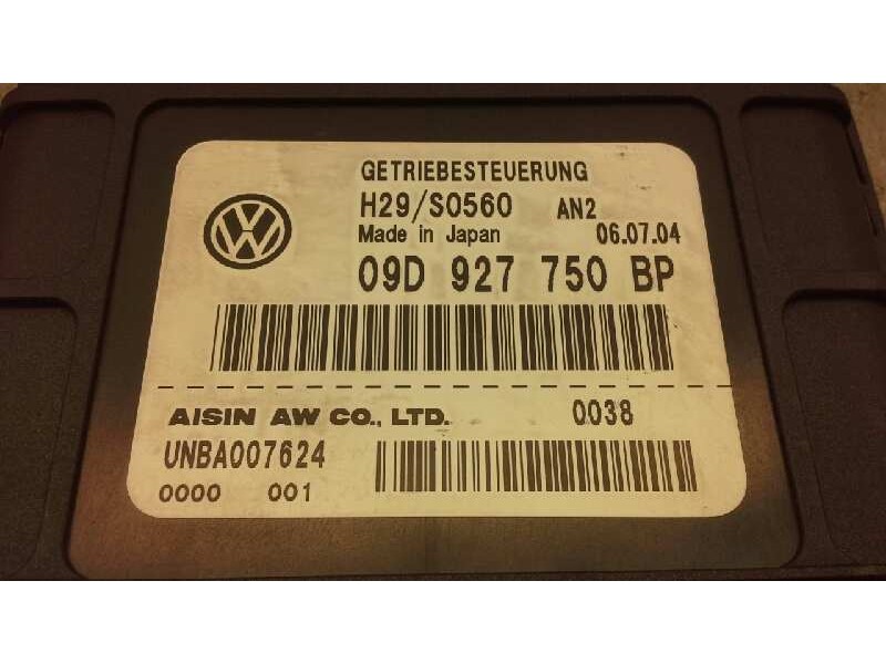 Recambio de centralita para volkswagen touareg (7la) tdi r5 referencia OEM IAM 09D927750BP  