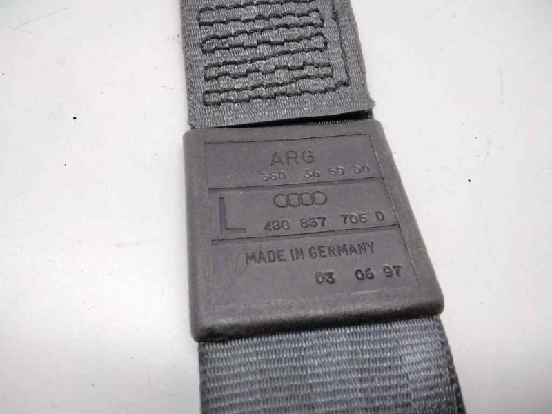 Recambio de cinturon seguridad delantero izquierdo para audi a6 berlina (4b2) 2.8 quattro referencia OEM IAM 4B0857705D  