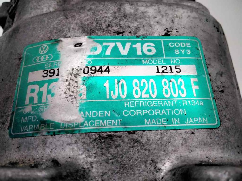 Recambio de compresor aire acondicionado para seat ibiza (6k1) stella referencia OEM IAM 1J0820803F SD7V16 