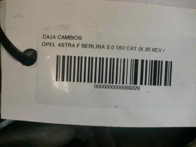 Recambio de caja cambios para opel astra f berlina 2.0 16v cat (x 20 xev / l34) referencia OEM IAM F16  34765