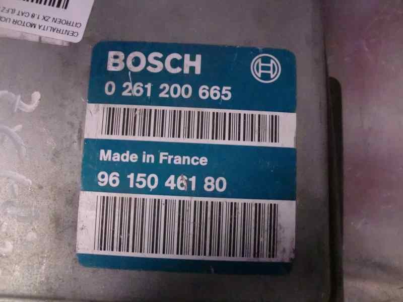 Recambio de centralita motor uce para citroen zx 1.8 cat (lfz / xu7jp) referencia OEM IAM 02612200665 289 34829