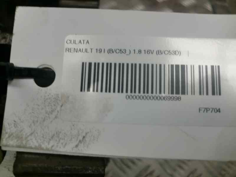 Recambio de culata para renault 19 hatchback (b/c53) 1.8 cat referencia OEM IAM 7760786465  35285