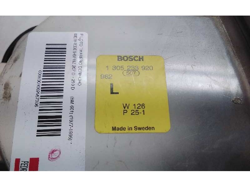 Recambio de piloto trasero derecho para mercedes clase s (w601) 207 d - 210 d referencia OEM IAM 1305233920  
