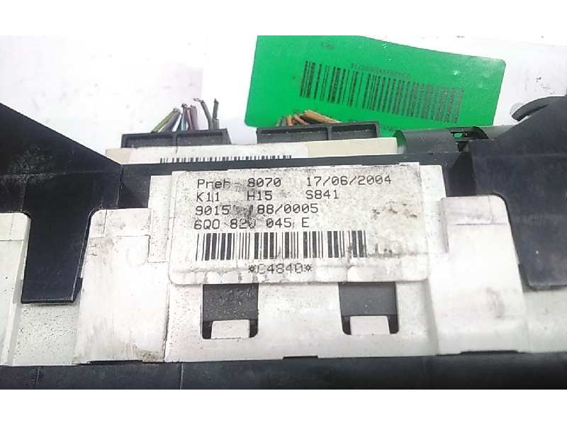 Recambio de mando calefaccion / aire acondicionado para volkswagen polo (9n1) trendline referencia OEM IAM 6Q0820045E  