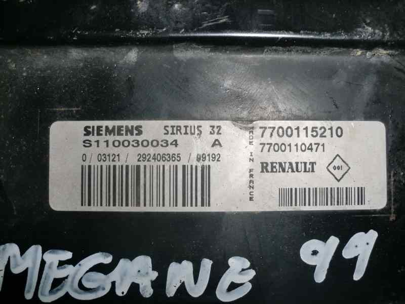 Recambio de centralita motor uce para renault megane i berlina hatchback (ba0) 1.6 referencia OEM IAM S110030034A 298 
