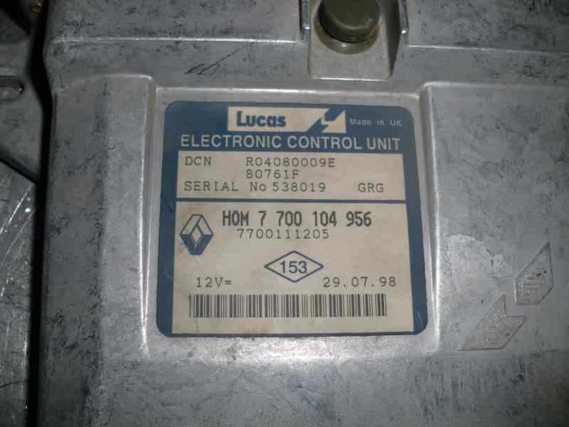 Recambio de centralita motor uce para renault clio i fase i+ii (b/c57) 1.9 diesel referencia OEM IAM R04080009E 248 