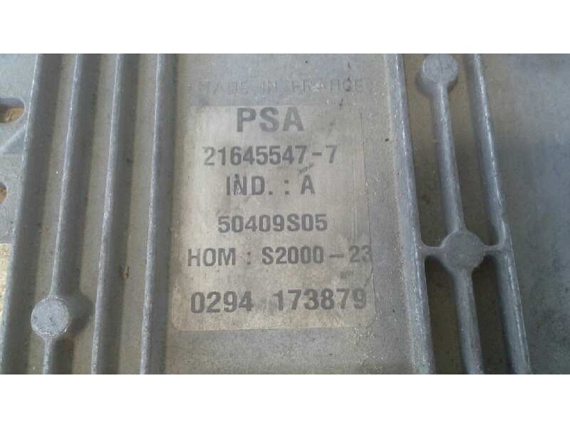 Recambio de centralita motor uce para peugeot 206 berlina e-music referencia OEM IAM 9641815780 9637706180-03 21645547-7