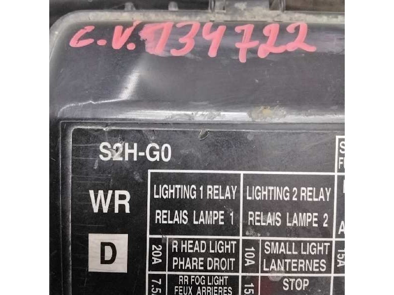 Recambio de caja fusibles para honda hr-v (gh) 2wd (3-ptas.) (gh1) referencia OEM IAM S2HG0  