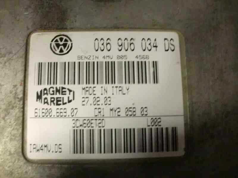 Recambio de centralita motor uce para seat leon (1m1) 1.6 16v referencia OEM IAM 6160066907 329 35634