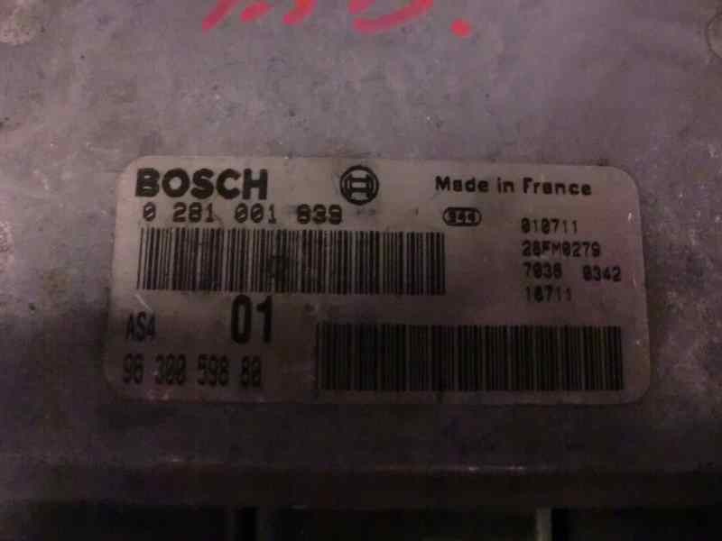 Recambio de centralita motor uce para citroen saxo 1.5 diesel referencia OEM IAM 0281001839 346 3590