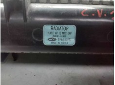 Recambio de radiador agua para hyundai terracan (hp) 2.9 crdi gl referencia OEM IAM 25310H1920   2