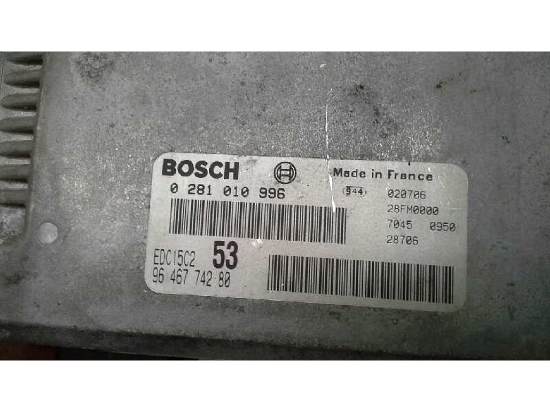 Recambio de centralita motor uce para citroen xsara picasso 2.0 hdi cat (rhy / dw10td) referencia OEM IAM 02810103996 297 