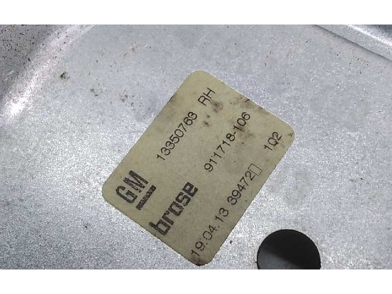 Recambio de elevalunas trasero derecho para opel astra j lim. selective business referencia OEM IAM 13350763RH  