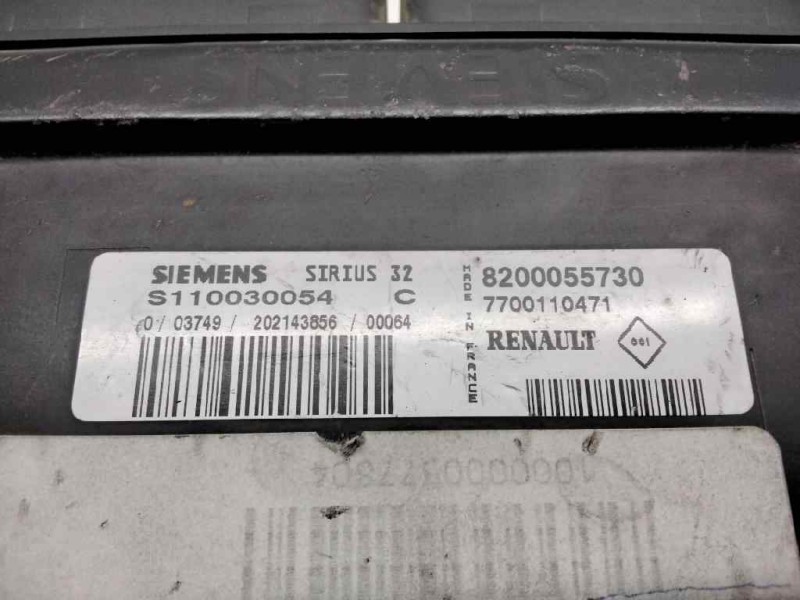 Recambio de centralita motor uce para renault megane i fase 2 classic (la..) 1.6 referencia OEM IAM 8200055730  