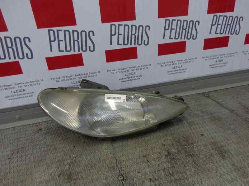 Recambio de faro derecho para peugeot 206 berlina xt referencia OEM IAM   